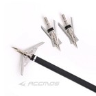 25pcs Archery Hunting Broadhead Hypodermic 100 Grain Cut Raging Expandable Tips