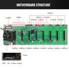 Eth Mining Rig Frame 8 Gpu Miner Case W 4 Fans Motherboard Ram Cpu For 3060 3070
