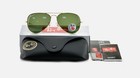 Ray-ban Sunglasses Rb3025 Aviator Classic Gold Frame Polarized Green Lens 58mm