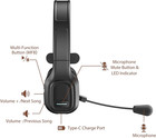 Trucker Bluetooth Headset V5 0  Wireless Headset With Noise Canceling mute Micr