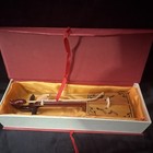 Mini Wood Erhu W  Bow  Brown Instrument With Red Gift presentation Box