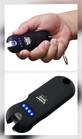Smart Police Mini Stun Gun Flashlight Quick Release Battery Meter Rechargeable