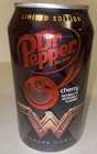 Dr  Pepper Cherry Wonder Woman 12 Ounce Empty Can  2017  Opened From The Bottom
