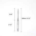 Metal Letter Opener Stainless Steel Hand Envelope Slitter With Handle Mail