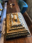Large Italian Vintage Jewelery Or Keepsake Box Gold