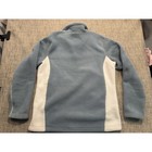 Eastern Mountain Sports Womens Jacket Large Blue Fleece Zip Polartec Gorp Ems