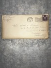 Wwii World War Ii Childrens Letter 1943 With Detaiuled Draweing Fantastic Scarce