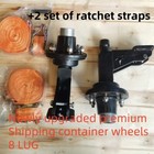 New Upgrade Superior Shipping Container Wheels   8x 6 5 Lug   container Mobile Kits