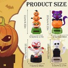 4 Pack Halloween Solar Powered Dancing Toys Skull Pumpkin Zombie Elf Type6 