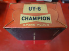 Vintage Champion Uy-6 Spark Plugs Box Of 10 Nos Fits Small Engine