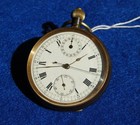 Antique Minerva Flyback Chronograph Pocket Watch  F w o   Early 20th Century 