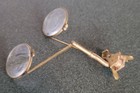 Vintage Bausch And Lomb Watchmakers jeweler s Clip On 4x 7x Double Loupe 