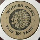 Vintage Maplewood Coin Club Maplewood  Mn Wooden Nickel - Token Minnesota