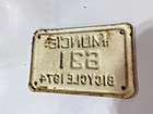 19574 Muncie Indiana Bicycle License Plate