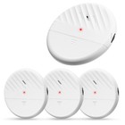 Wsdcam Glass Break Sensor Alarm 125db Wireless Vibration Detector For Window