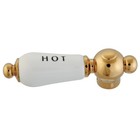 Kingston Brass Ccpl2csc   Ccpl2csh Porcelain brass Lever Handles Cold   Hot