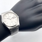 Seiko Watch Superior Twin Quartz Stainless Steel Vintage Authentic From Japan