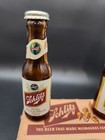 Vintage 1957 Schlitz Beer Bottle Salt And Pepper Shakers 4   Box Metal Tops Nos