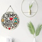 Wall Plaque Vintage Aluminum 