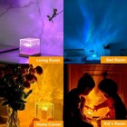 Cube Northern Lights Water Wave Night Light Led Atmosphere Lamp Remote Usa