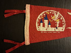 26  Vintage 1950s Disneyland Pennant Tinkerbell Castle