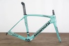   Damaged  54cm Bianchi Oltre Xr1 Carbon Rim Brake Road Frameset
