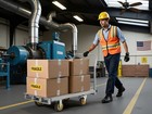 2-in-1 Steel Panel Truck Cart 2200 Lbs  Heavy Duty Platform Truck Carts