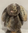 Jellycat Woodland Bashful Plush Bunny Stuffed Animal Cottontail  Lovey Euc