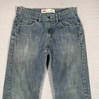 Levis Pants Womens 29x29 Blue 514 Slim Straight Denim Casual Workwear Preppy