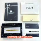 Montblanc Luxury Style Gold Diamond Pattern Rollerball Pen Executive Vip Gift