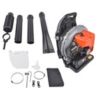 Leaf Blower 63cc 2-stroke Backpack Gas Powered Blower 6800r min Max  Speed 3hp