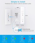 5 Outlet Extender Surge Protector Multi Plug Wall Adapter Usb Charger Ports With