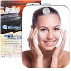 Shave Well Travel Anti-fog Hanging Shower Mirror With Reusable Suction Cup