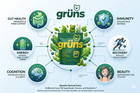 New Gruns Adult Superfood Vitamin Gummies  28 Pack - Low Sugar  free Shipping 