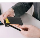 Rfid Blocking Slim Genuine Leather Wallet Mens Bifold Money Credit Card Holder