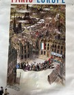 1950s Paris - Europe Pan Am Original Poster By Prescott 42 X 28 Inches