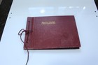 Vintage Photographs Scrapbook Includes Many Black   White Photo Snapshots Red