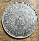 Uncirculated Dominican Republic 1991 25 Centavos Km  71 1