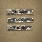 Ukrainian Pvc Chest Patch  with Your Name   Blood Type    Zsu Mm14    Badge Hook