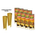 Juicy Hemp Wraps- 8 Pack- Papaya Punch- Gluegar Og 3ml  Glass   Wood Tips