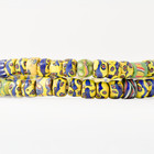Mixed Millefiori Venetian Yellow Trade Beads Smith Collection 35 Inch