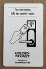 Golden Nugget Hotel casino Room Keycard Laughlin Nevada   Saltgrass rush bubba s
