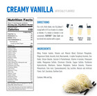 Isopure Zero Carb Whey Isolate Protein Powder  Creamy Vanilla  25g Protein