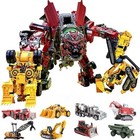 New 8 In 1 Oversize Devastator Action Figures Robot Transformation Toy Kids Toys