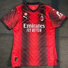 Puma Ac Milan Home Jersey Men L Red Pulisic 11 Soccer Shirt Ultraweave Authentic