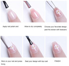 5d Nail Art Penguin Snowflake Christmas Stickers Self Adhesive Diy Swo49 Nh30