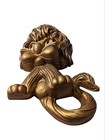 Vintage Homco Wall Hanging Lion Cats Gold Plastic Art Plaques Decor Pictures Big