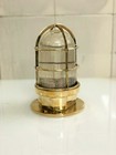 The Authentic Old Antique Salvage Brass Nautical Ship Wall Mount Ceiling Light