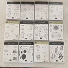 Lot 20  Stampin Up Stamp Sets Mixed Variety Animals Holidays - Clean