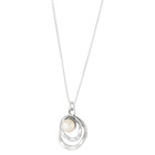 New Silpada  soft Motion  Sterling Silver Freshwater Pearl Pendant Necklace  18 
